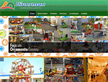 Tablet Screenshot of divermax.com.br